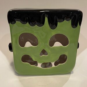Frankenstein Halloween Light Up Ceramic Head